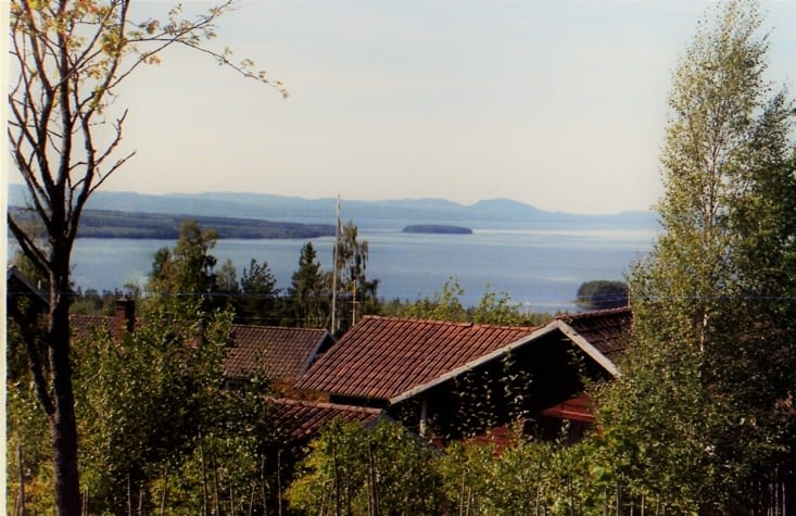 Point de vue sur le lac Siljan