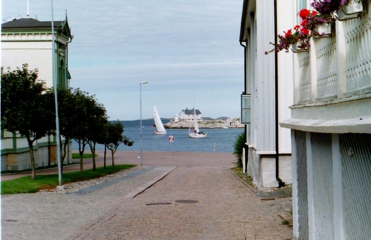 "L'autre" Marstrand, la partie de la ville interdite aux véhicules