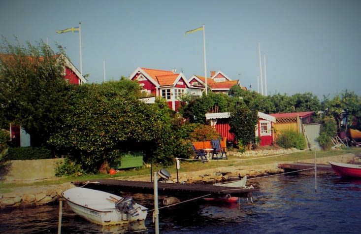 Brändaholm, une petite presqu'île-communauté tout à fait charmante