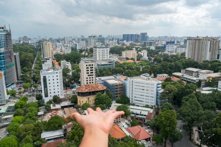 Sur les rooftops de Saigon