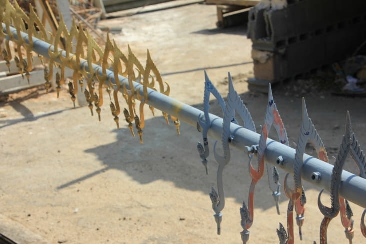 Atelier de fabrication de bouddhas de Phitsanulok