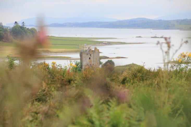 Ah les châteaux en Ecosse : Ruines autour du loch Leven