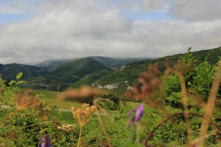Première éclaircie sur  la vallée de Roncevaux