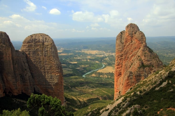 Un peu de vue après la grimpette sur le "Chemin du ciel"