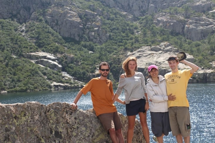 La traditionnelle photo de groupe au lac de mélo