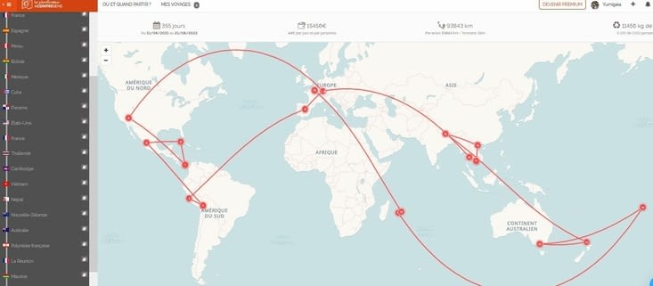 Amerique-Asie-Océanie  (lorsqu'il y avait encore de l'espoir pour l'australie /NZ)
