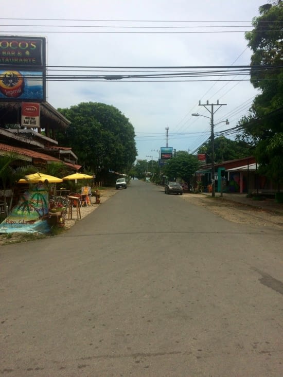 La rue principale de Cahuita