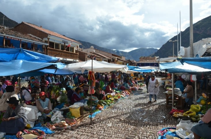 Place du marché de Pisac