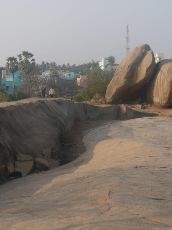 La colline de Mamallapuram.