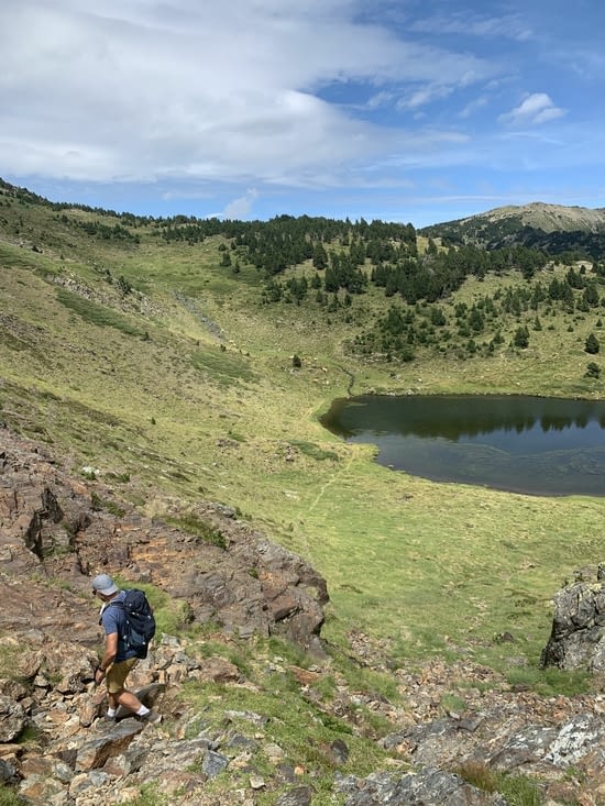 De nombreux lacs sur notre retour