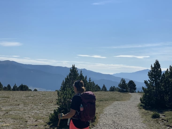 Départ de Rando en haut de la piste de ski vers le refuge puis ascension du pic
