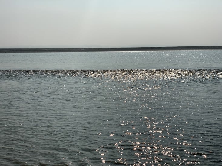Avec les grandes marées ça fait un mascaret
