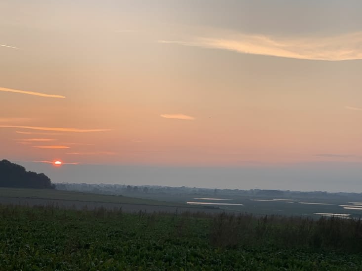 Bye bye 🌒 à demain pour un Rando sur les falaises de Ault