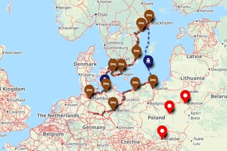 ---------- Pri la ĉi-jara somera biciklado.  ---------- Notre projet de cet été.