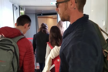 Jour 1 : trajet en avion et arrivée de nuit à Las Vegas