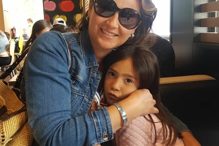 Pause au village de marques