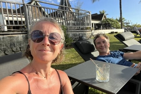 Arrivée à Boucan Canot