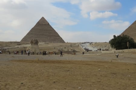 A la découverte des pyramides et du sphinx