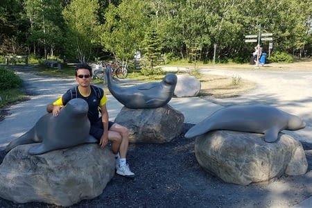 Le Parc du Bic, Gaspésie, Québec