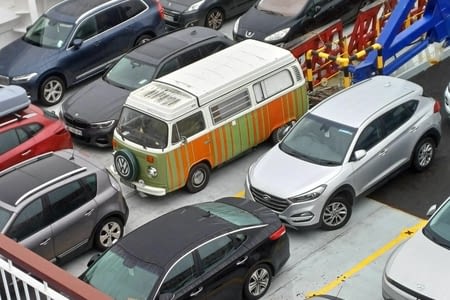 Départ de Fermanville pour le ferry à Cherbourg