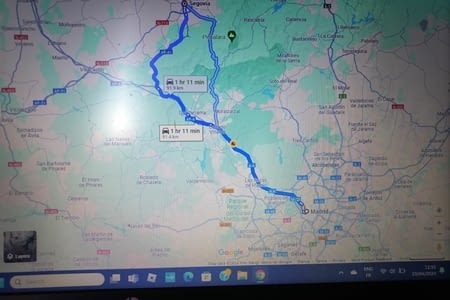 De madrid à sègovie.