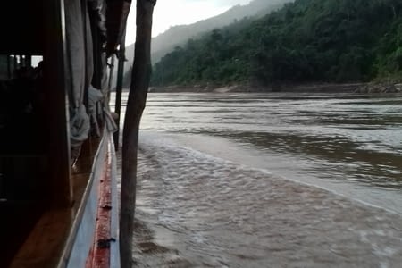 Deux jours de slow boat Luang Prabang-Pakbeng- Houa Xei