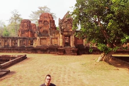 Les temples Khmers et la frontière du Laos