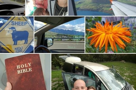 J.93 (31.03) : goodbye golden van & Holly bible dans la chambre.