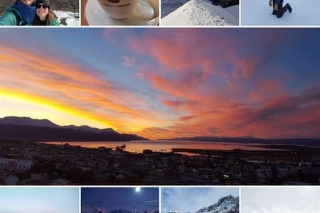 J.124 (01.05) : plus beau lever de soleil, glacier, chocolat chaud & cassage de bâton.