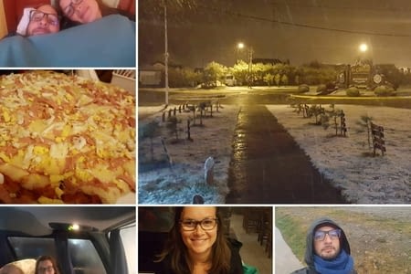 J.136 (13.05) : late late check-out au chaud & départ pour San Bariloche.