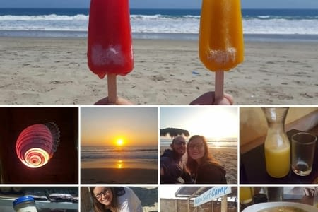 J.197 (13.07) : mini-crabes & grand soleil.