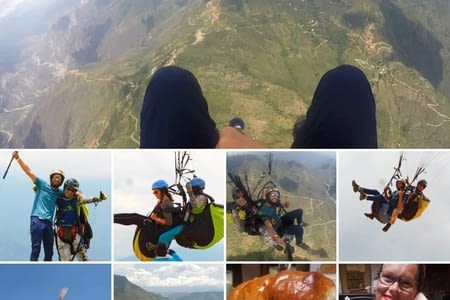 J.238 (23.08) : 1er vol en parapente jusqu'aux nuages.