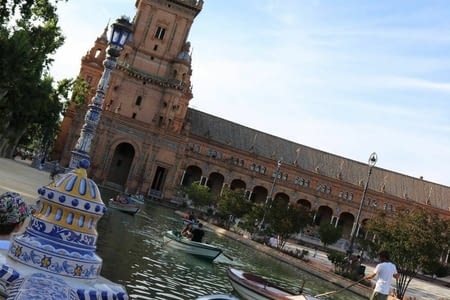 La Plaza Espana et le parc en famille