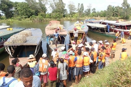 Masomeloka: 1ère étape sur le canal