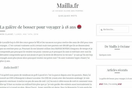 Je travaille dur pour pouvoir me payer le voyage de mes rêve vous y croyez vous ?