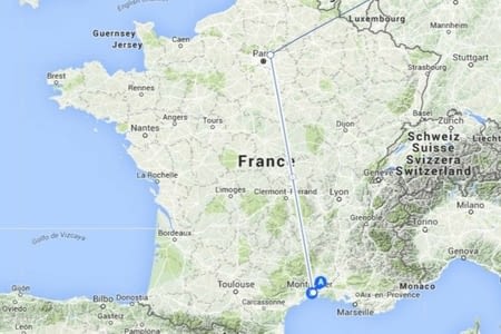 Nîmes ---> Paris CDG