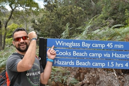 Wineglass Bay ... et il y a de quoi boire un verre !