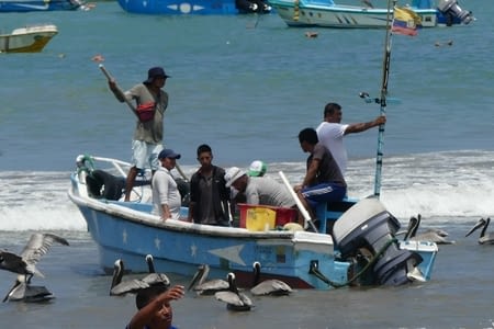 Puerto Lopez, village de pêcheurs.