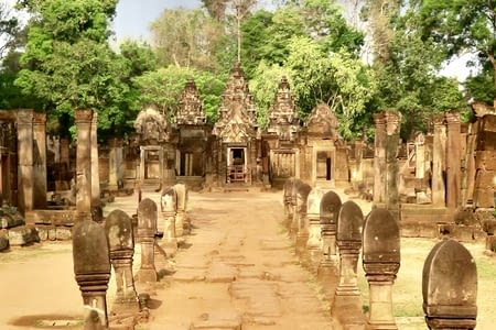 Les temples Banteay Srei et Preah Khan