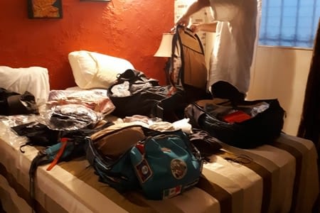 départ pour le Darien 