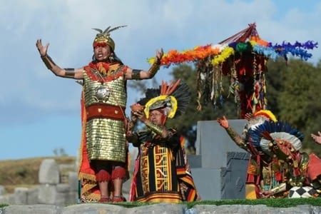 Rencontre des Incas à Machu-Picchu