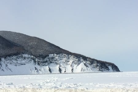 Mont-Louis, Gaspésie : un accueil chaleureux dans le grand froid !