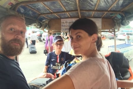 Arrivée au Cambodge