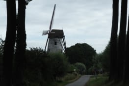 Le premier moulin à vent rencontré sur notre chemin