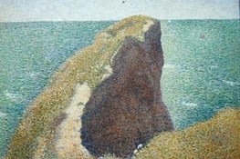 La pointe du Hoc vue par Georges Seurat