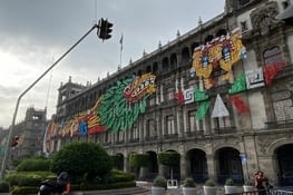 Décorations lumineuses très colorées