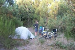 La tente, les vélos ...