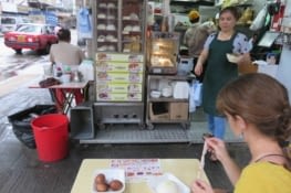 Des buns à la farine de riz. Ah, ça c'est bon!