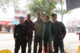 La photo d'adieu. Sacré Tao ( à droite)