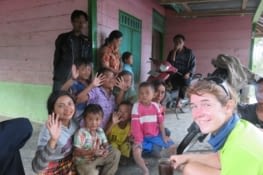 Un orage, un abri. Pas une pause the, mais cafe extra frais. Un bon moment tous ensemble.